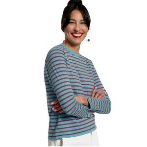 Frances Valentine▪️Long Sleeve Striped Shirt